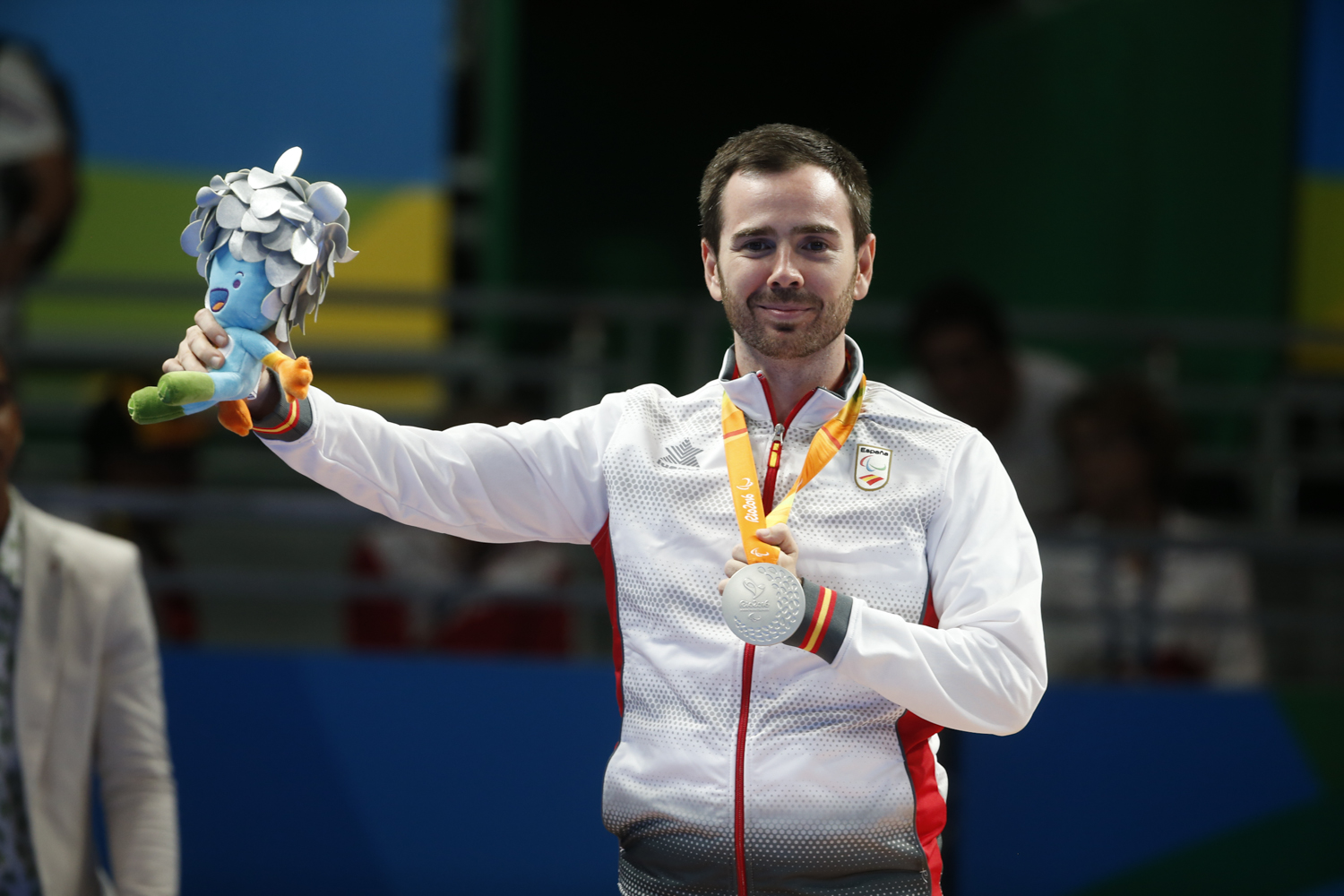 Alvaro Varela logra la medalla de plata en tenis de mesa individual, categoría clase 6.