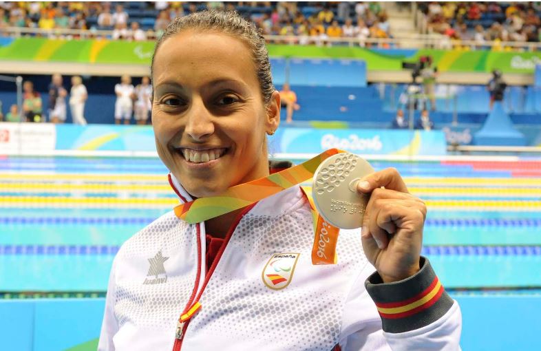 Teresa Perales, medalla de plata en los 200 metros estilos